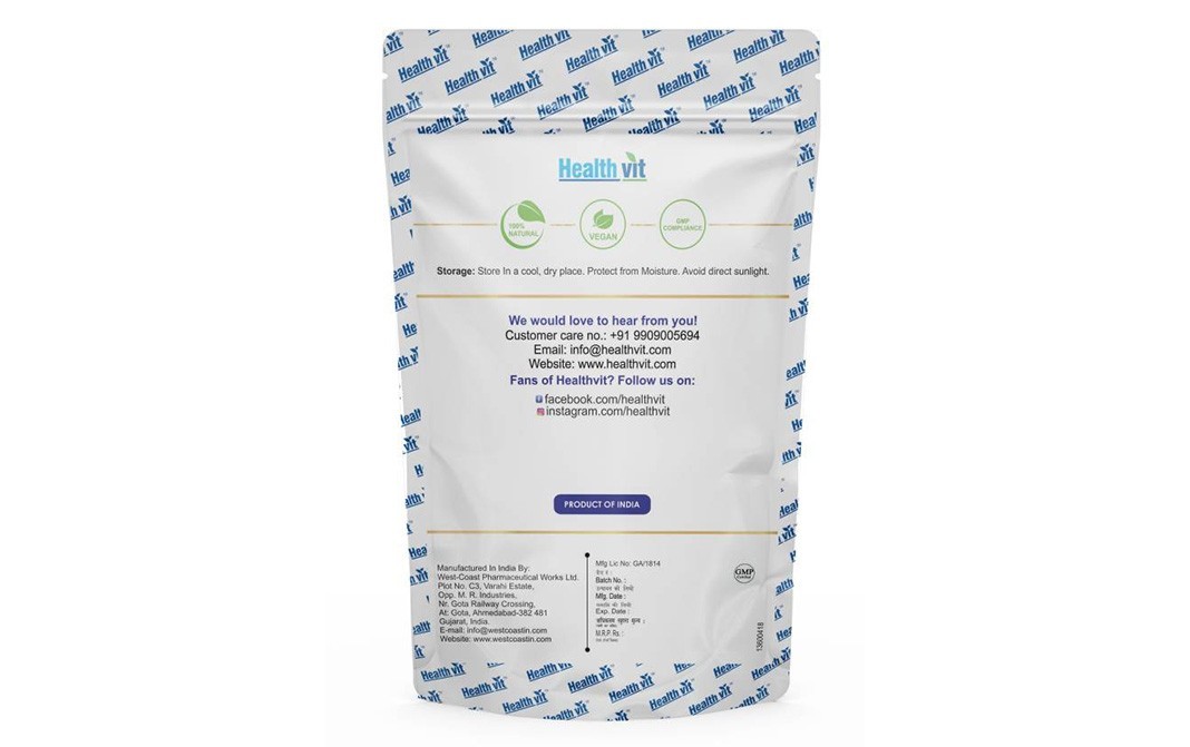Health Vit Carrot Powder (Daucus Carota)   Pack  100 grams